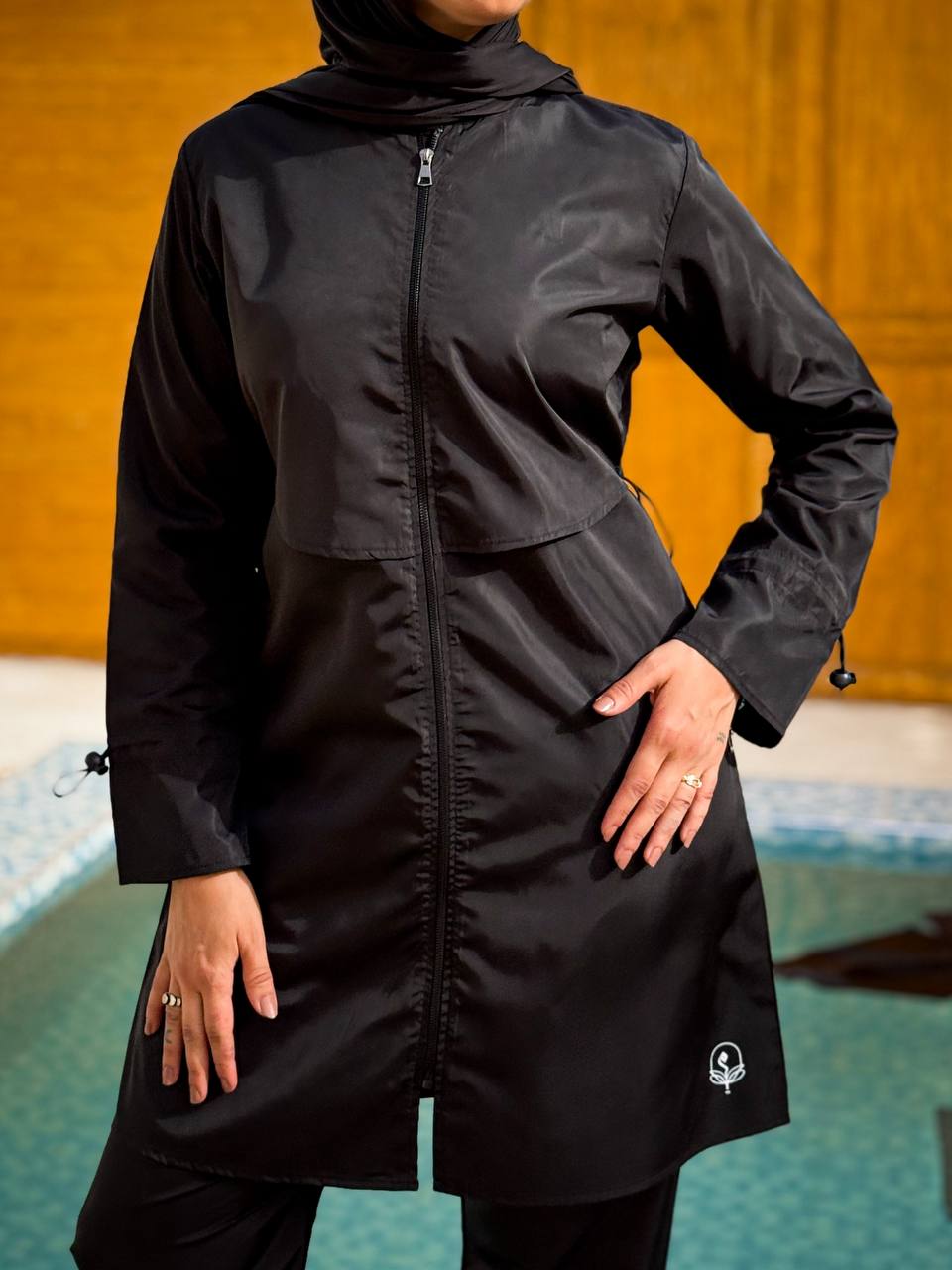 Black Waterproof Burkini