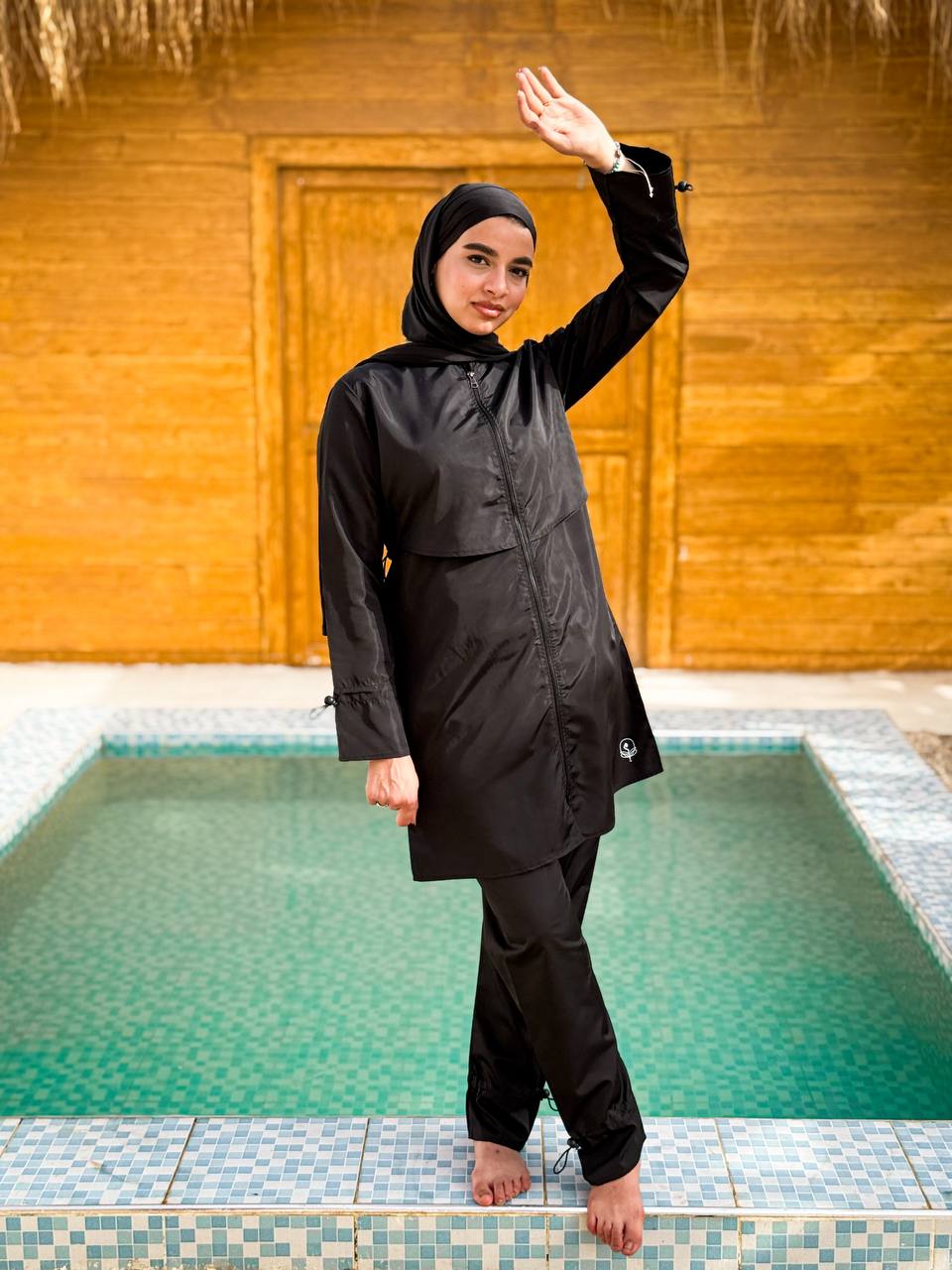 Black Waterproof Burkini
