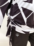 Mela Black and white Burkini